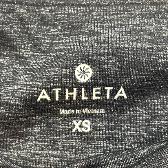 Athleta Chaturanga Leggings Womens XS Gray Odyssey Crop Gym Workout Running Yoga - Picture 3 of 11